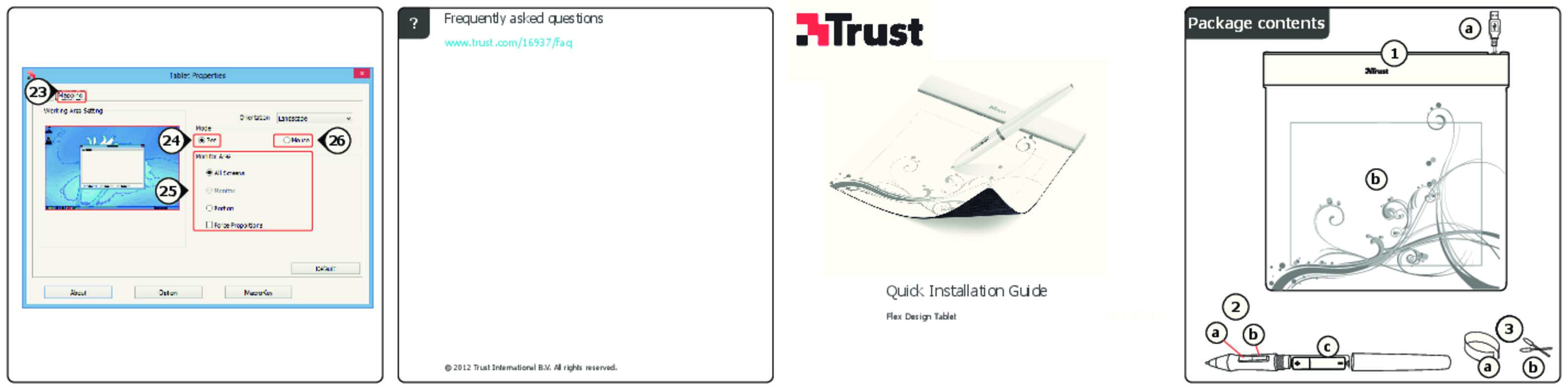 Guide utilisation TRUST FLEX DESIGN TABLET  de la marque TRUST