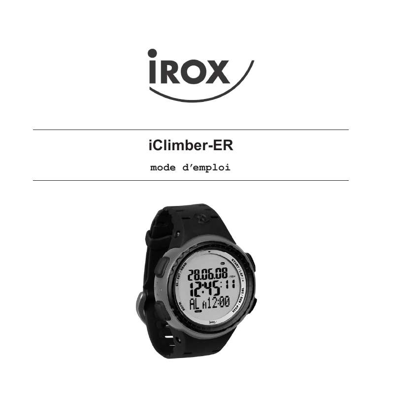 Guide utilisation  IROX ICLIMBER-ER  de la marque IROX