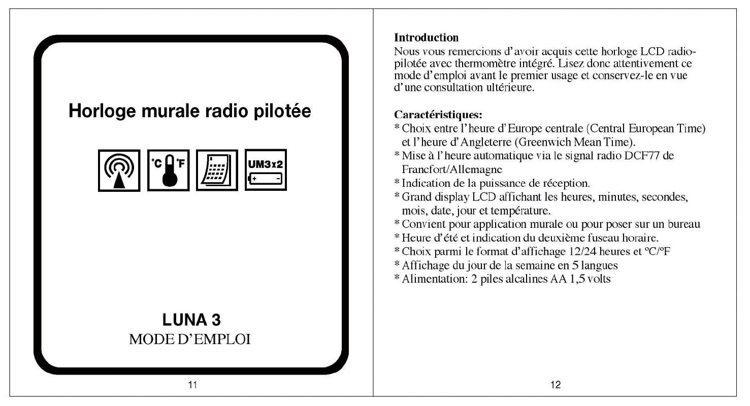 Guide utilisation  IROX LUNA 3  de la marque IROX