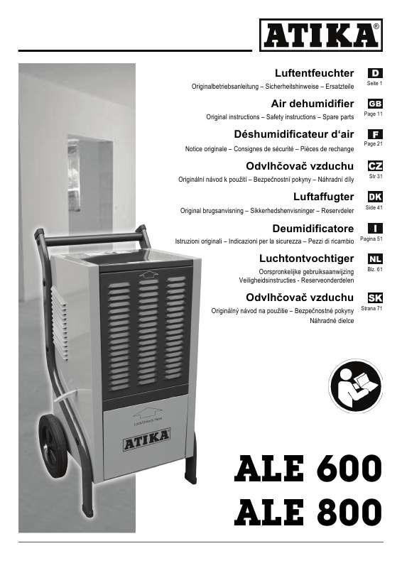 Guide utilisation ATIKA ALE 600  de la marque ATIKA