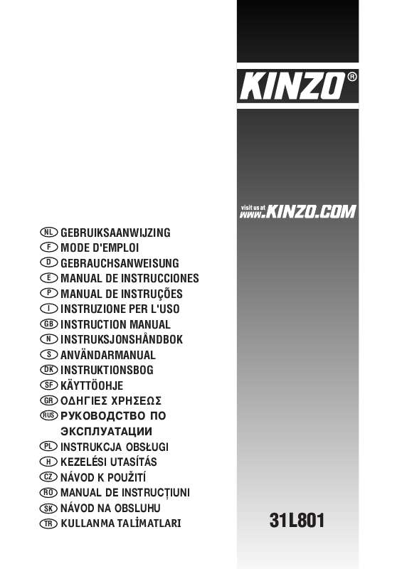 Guide utilisation  KINZO 31L801  de la marque KINZO