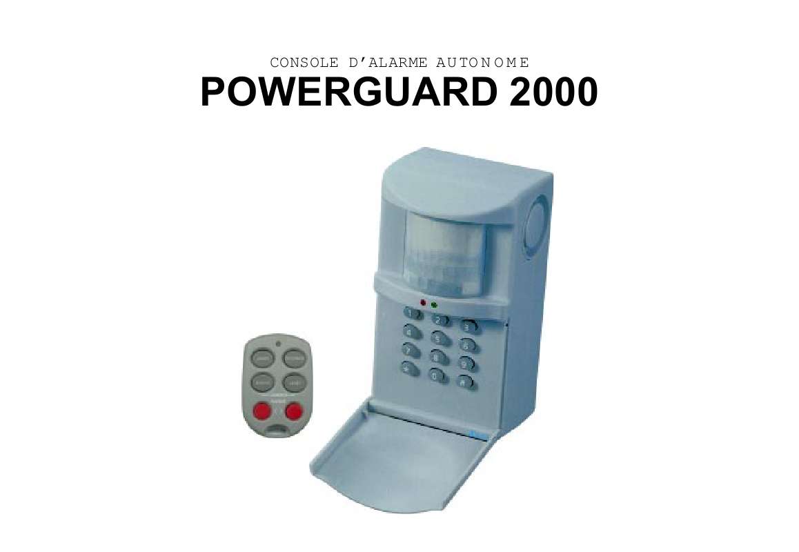 Guide utilisation X10 POWERGUARD 2000  de la marque X10