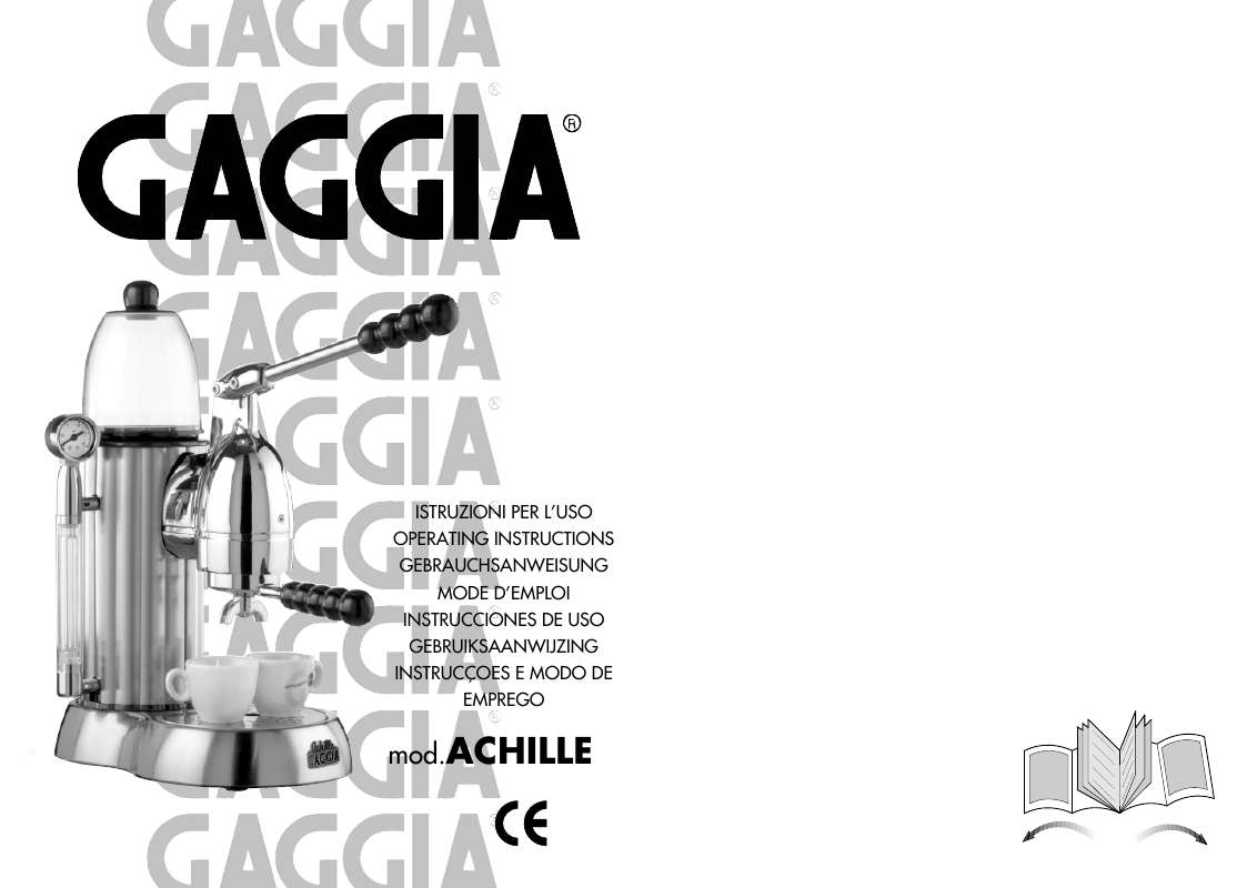 Guide utilisation GAGGIA ACHILLE de la marque GAGGIA