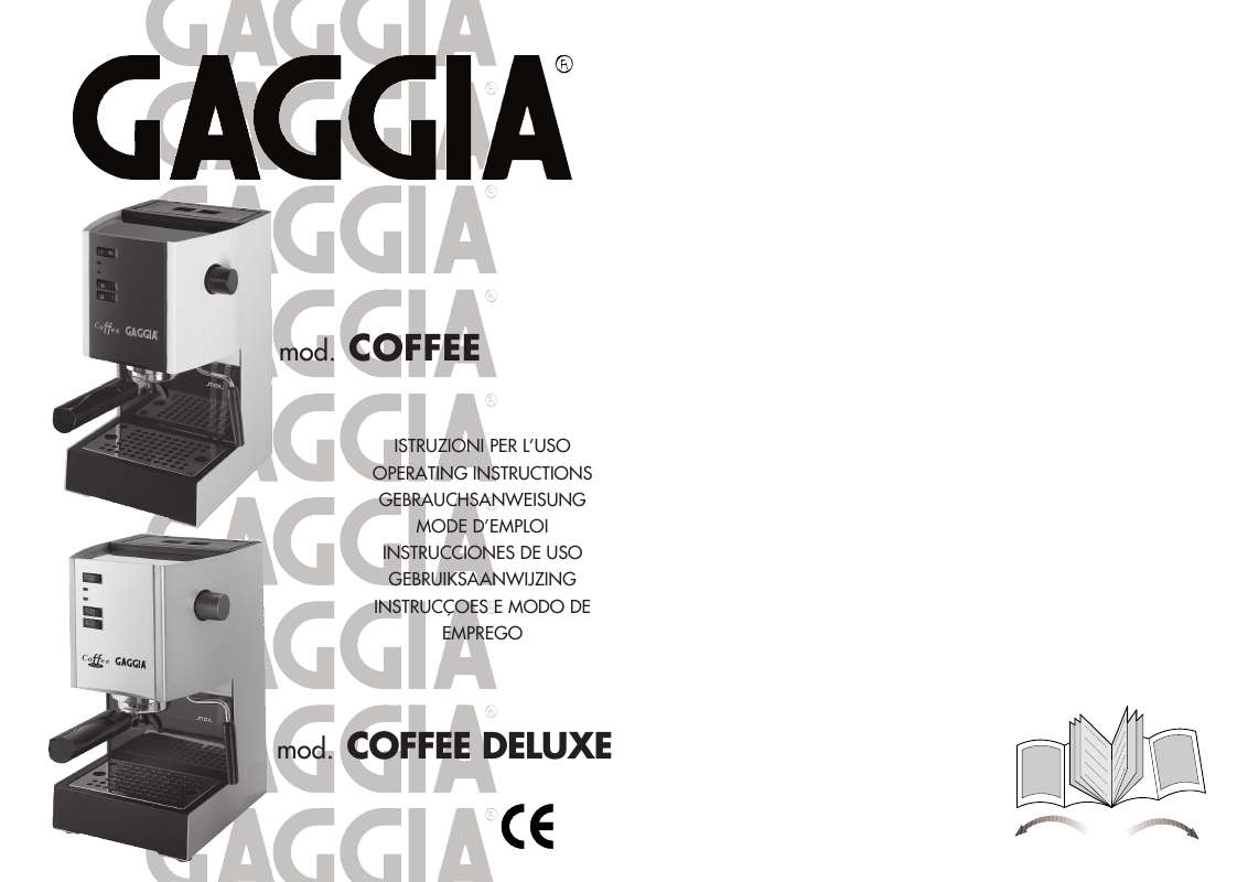 Guide utilisation GAGGIA COFFEE DELUXE de la marque GAGGIA
