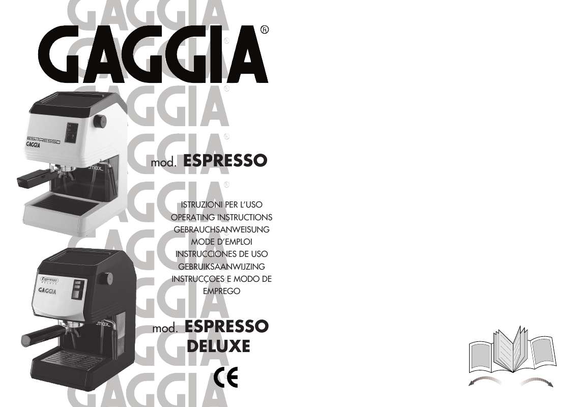 Guide utilisation GAGGIA ESPRESSO DELUXE de la marque GAGGIA