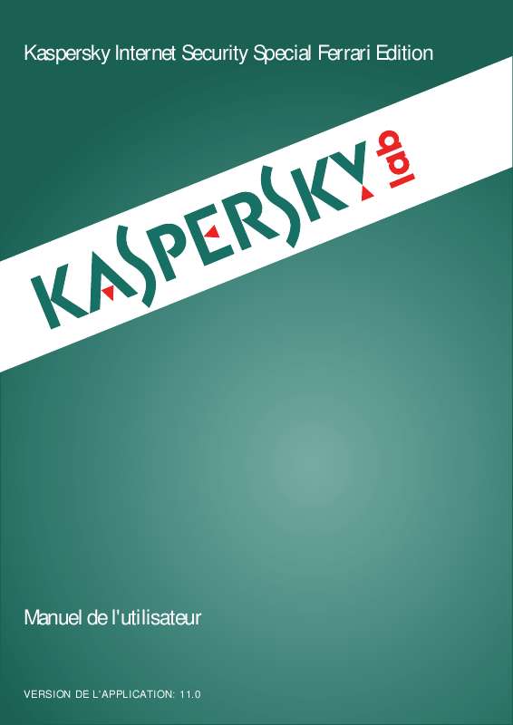 Guide utilisation KASPERSKY INTERNET SECURITY 11  de la marque KASPERSKY