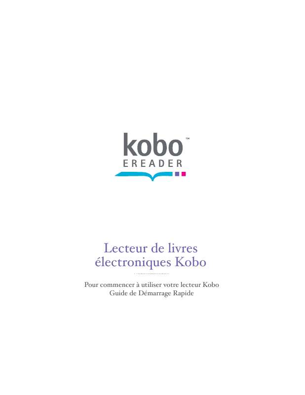 Guide utilisation KOBO EREADER  de la marque KOBO