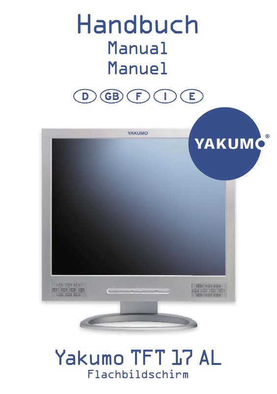Guide utilisation YAKUMO TFT 17 AL  de la marque YAKUMO