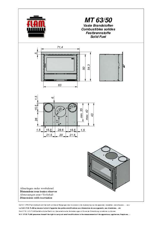Guide utilisation  FLAM MT 63-50  de la marque FLAM