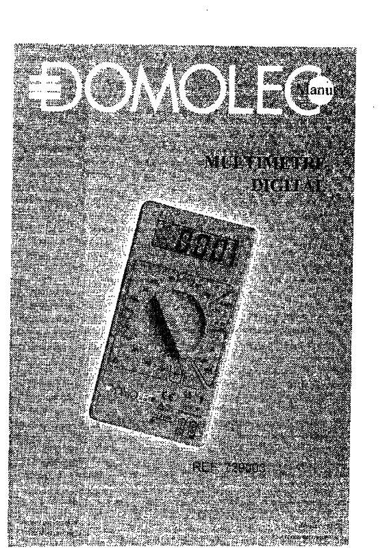 Guide utilisation  DOMOLEC 729003  de la marque DOMOLEC
