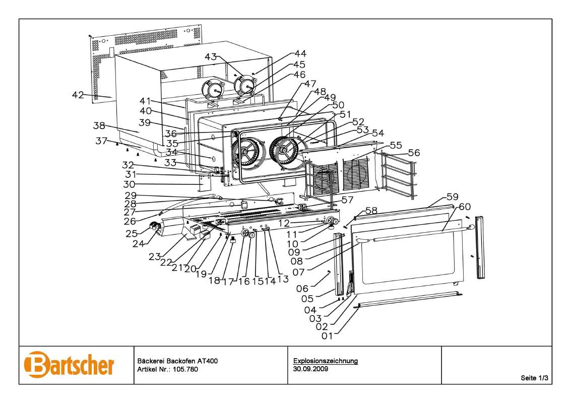 Guide utilisation BARTSCHER 105780-103 de la marque BARTSCHER