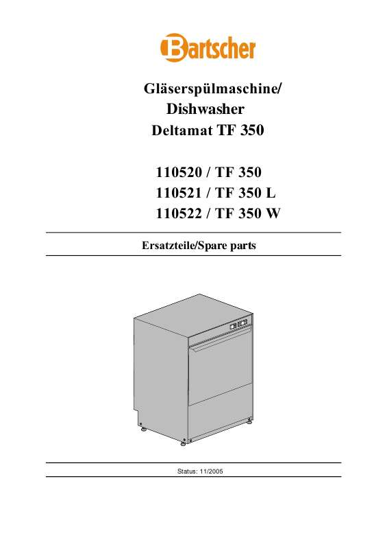 Guide utilisation BARTSCHER 110522 de la marque BARTSCHER