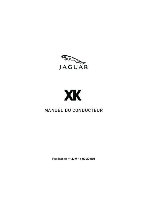 Guide utilisation JAGUAR XK 2008  de la marque JAGUAR