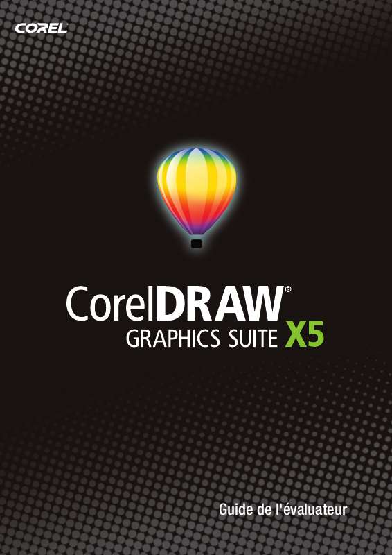 Guide utilisation COREL GRAPHICS SUITE X5  de la marque COREL