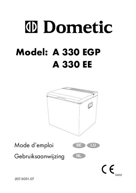 Guide utilisation DOMETIC A 330 EE de la marque DOMETIC