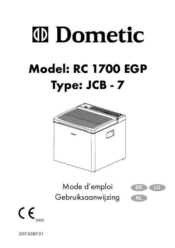 Guide utilisation DOMETIC RC1700 EGP de la marque DOMETIC