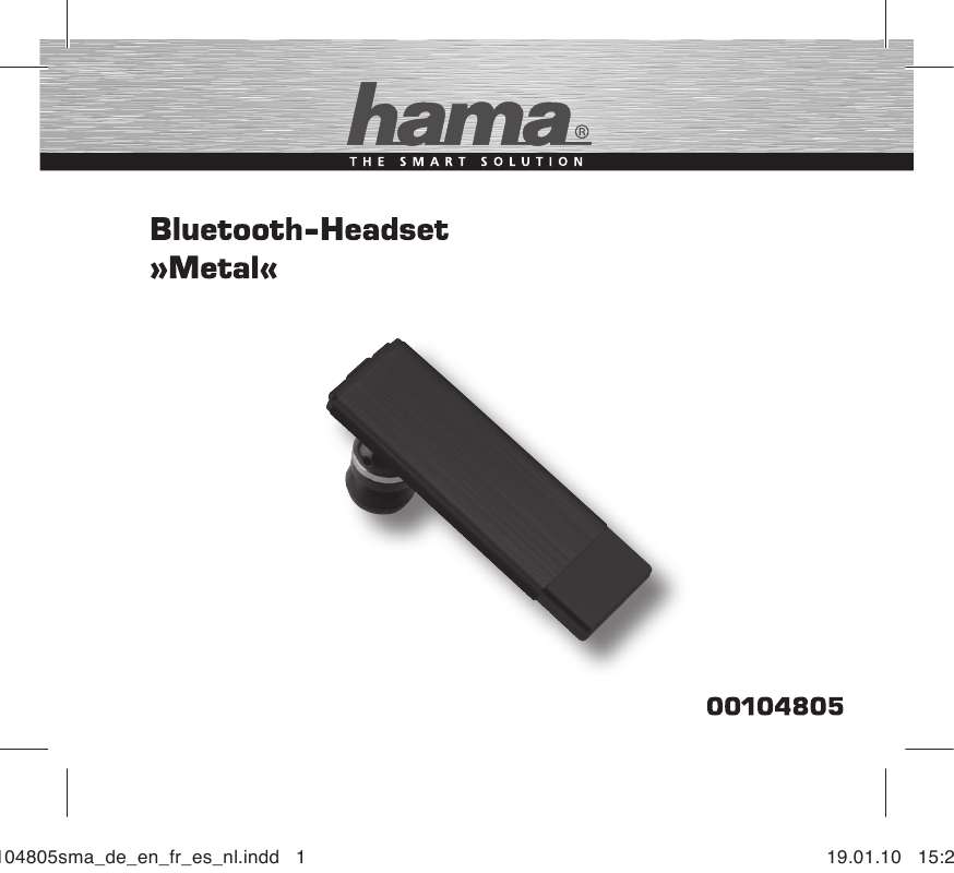 Guide utilisation HAMA 00104805  de la marque HAMA