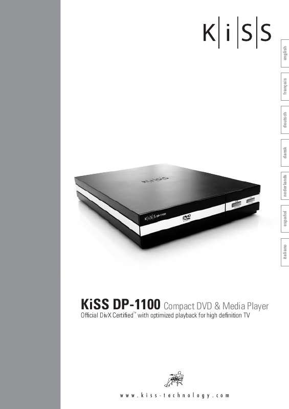 Guide utilisation KISS DP-1100  de la marque KISS