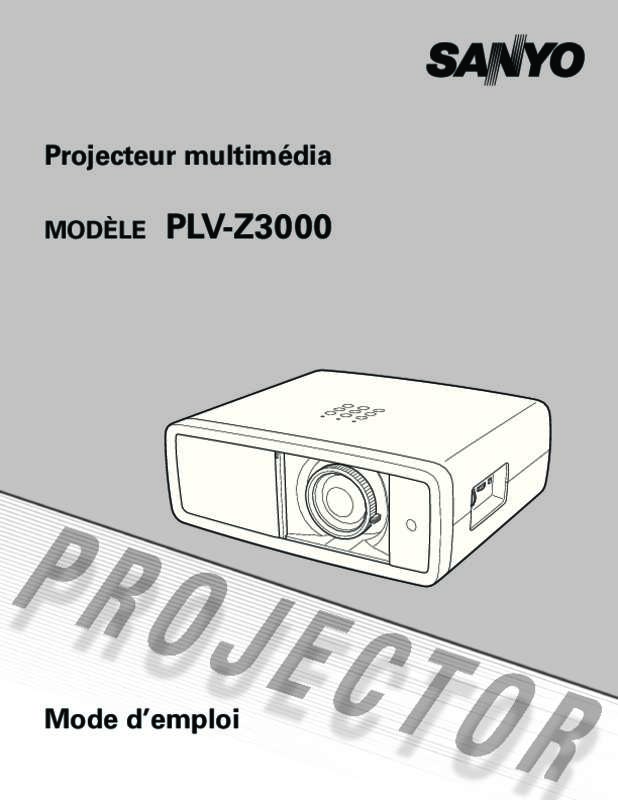 Guide utilisation  LOGICOM-SANYO PLV-Z3000  de la marque LOGICOM-SANYO