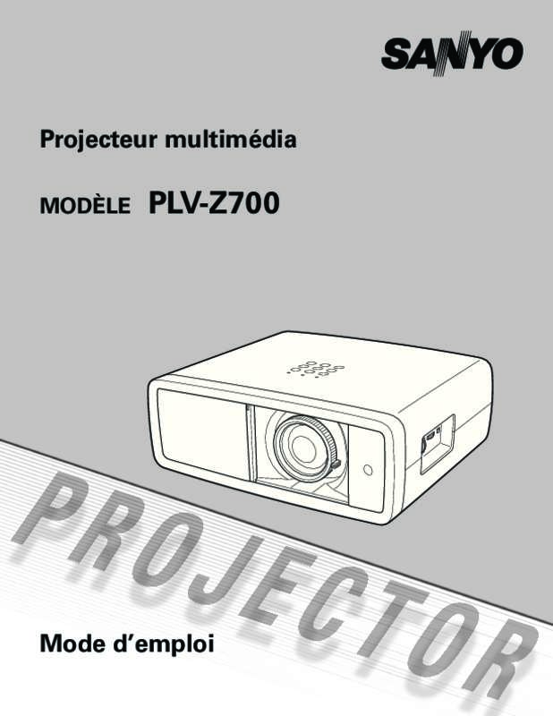 Guide utilisation  LOGICOM-SANYO PLV-Z700  de la marque LOGICOM-SANYO