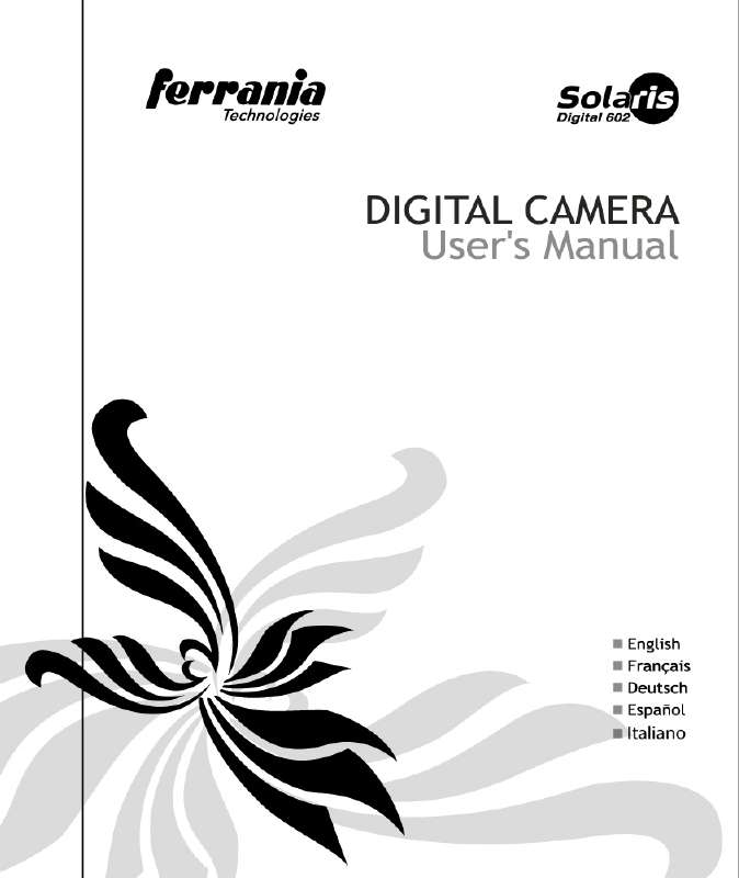 Guide utilisation  FERRANIA SD-602  de la marque FERRANIA