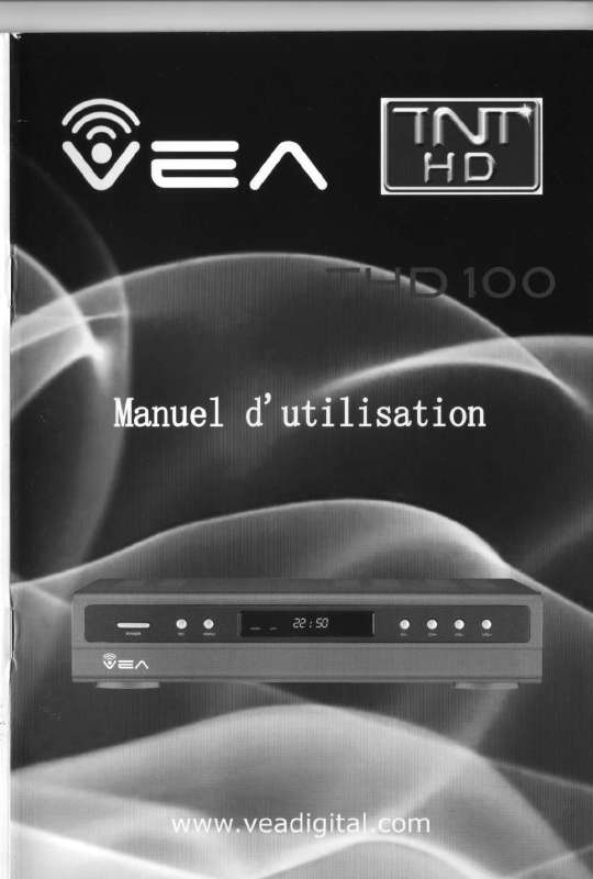 Guide utilisation VEA THD 100  de la marque VEA