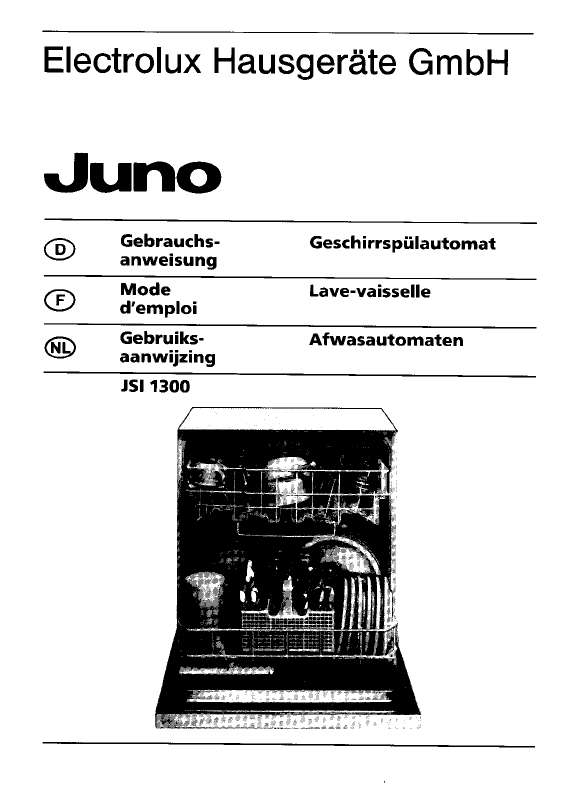 Guide utilisation  JUNO JSI1300B  de la marque JUNO
