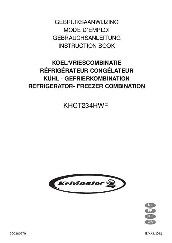 Guide utilisation  KELVINATOR KHCT234HWF  de la marque KELVINATOR