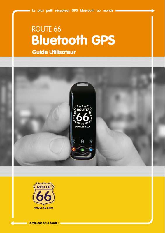 Guide utilisation ROUTE 66 BT-GPS  de la marque ROUTE 66