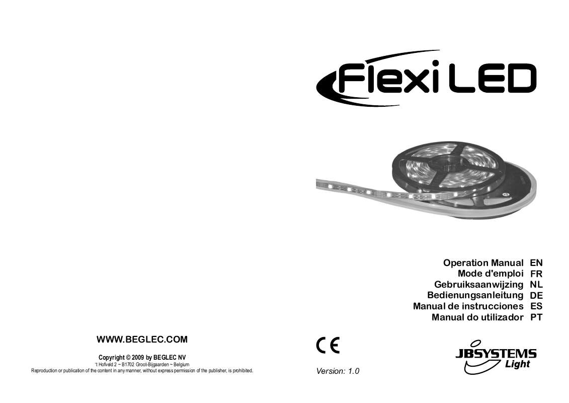 Guide utilisation  BEGLEC FLEXI LED  de la marque BEGLEC