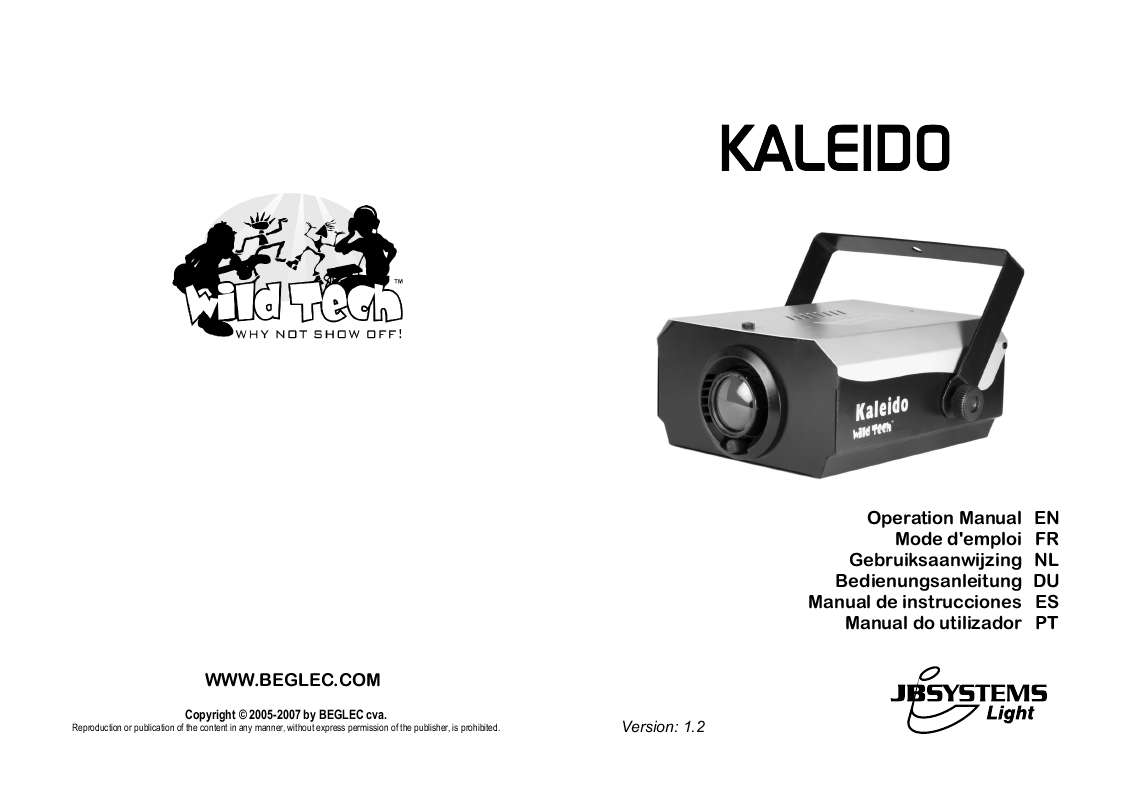 Guide utilisation  BEGLEC KALEIDO  de la marque BEGLEC