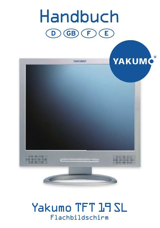 Guide utilisation YAKUMO TFT 19 SL  de la marque YAKUMO