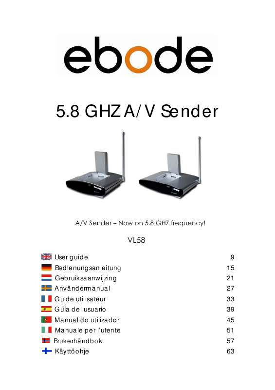 Guide utilisation  EDOBE XDOM VL58  de la marque EDOBE