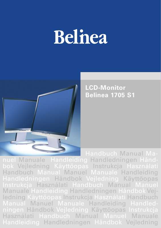 Guide utilisation BELINEA 1705 S1  de la marque BELINEA
