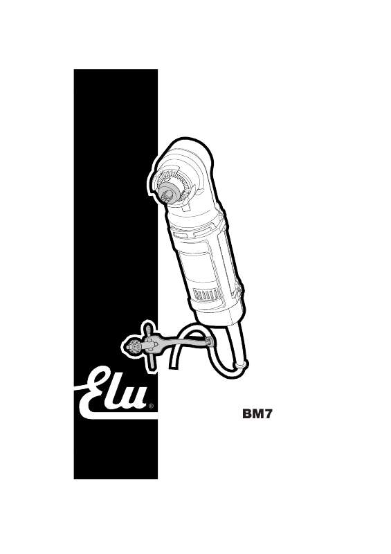Guide utilisation  ELU BM7  de la marque ELU