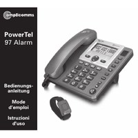Notice Amplicomms POWERTEL 97 ALARM