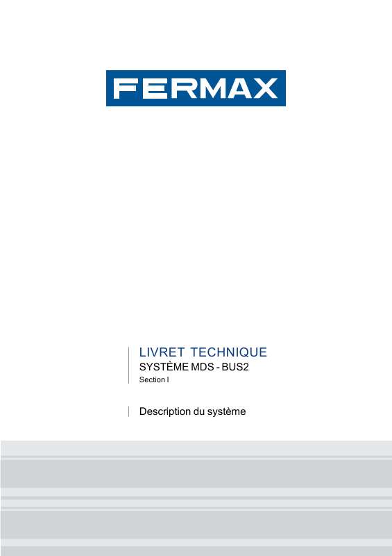 Guide utilisation  FERMAX MDS-BUS2  de la marque FERMAX