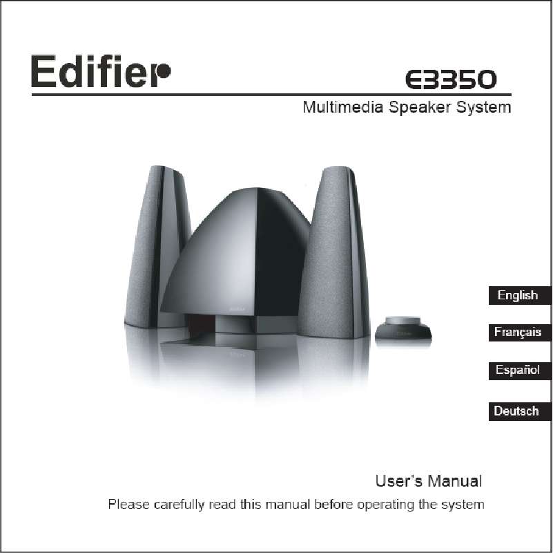 Guide utilisation EDIFIER E3350  de la marque EDIFIER