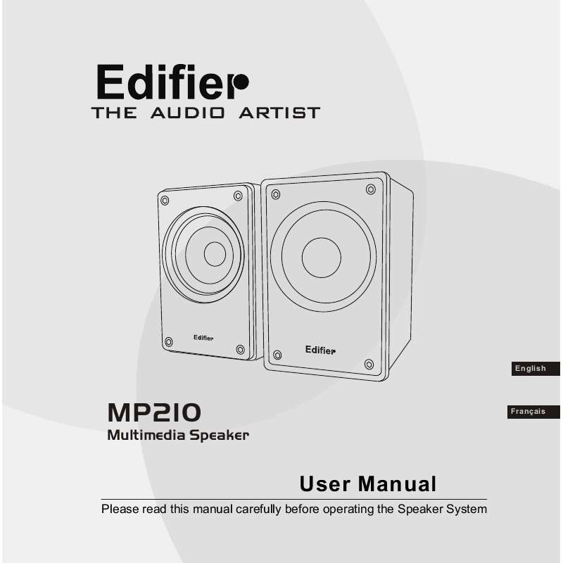 Guide utilisation  EDIFIER MP210  de la marque EDIFIER
