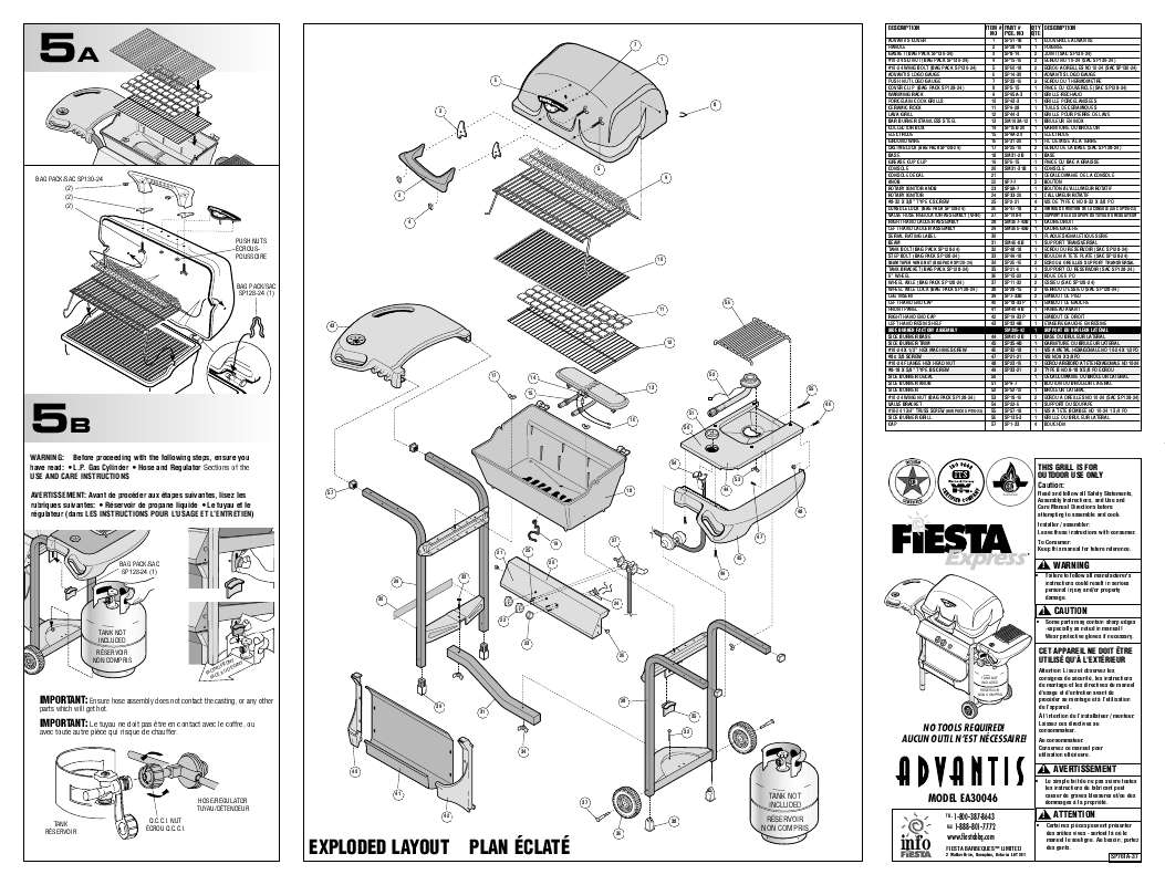 Guide utilisation  FIESTA EA30046 ADVANTIS  de la marque FIESTA