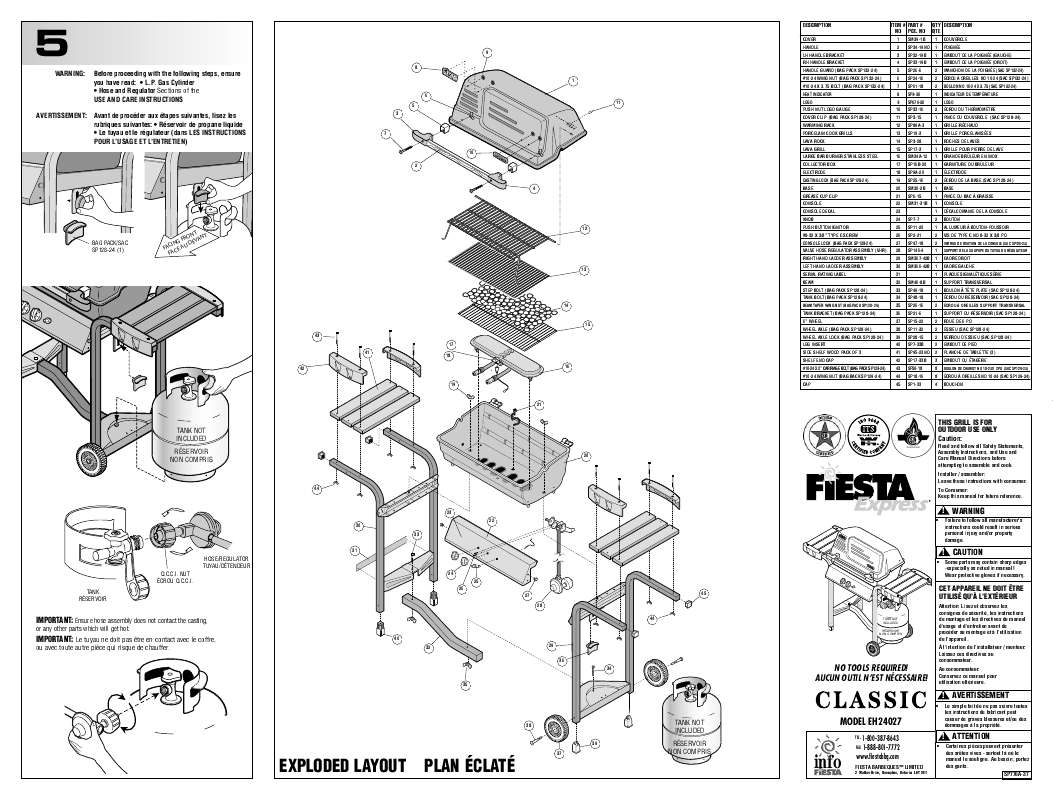 Guide utilisation  FIESTA EH24027 CLASSIC  de la marque FIESTA