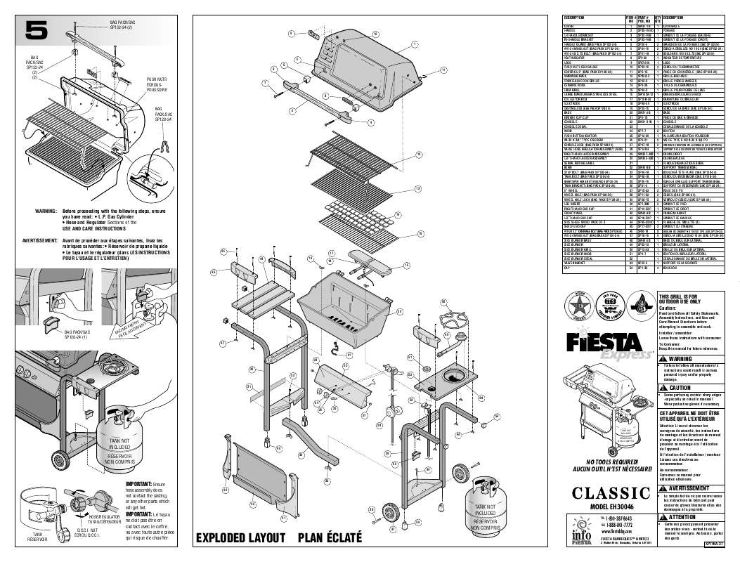 Guide utilisation  FIESTA EH30046 CLASSIC  de la marque FIESTA