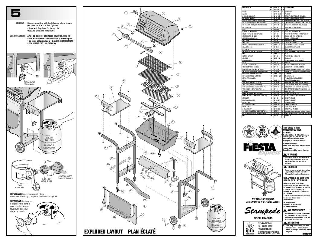 Guide utilisation  FIESTA EH40046 STAMPEDE  de la marque FIESTA