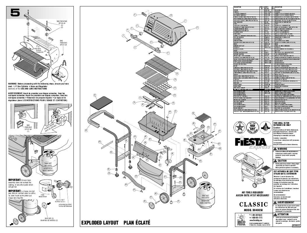 Guide utilisation  FIESTA XH40058  de la marque FIESTA