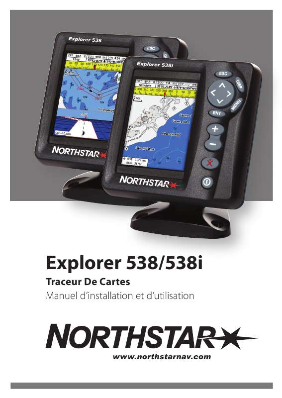 Guide utilisation  NORTHSTAR EXPLORER 538  de la marque NORTHSTAR