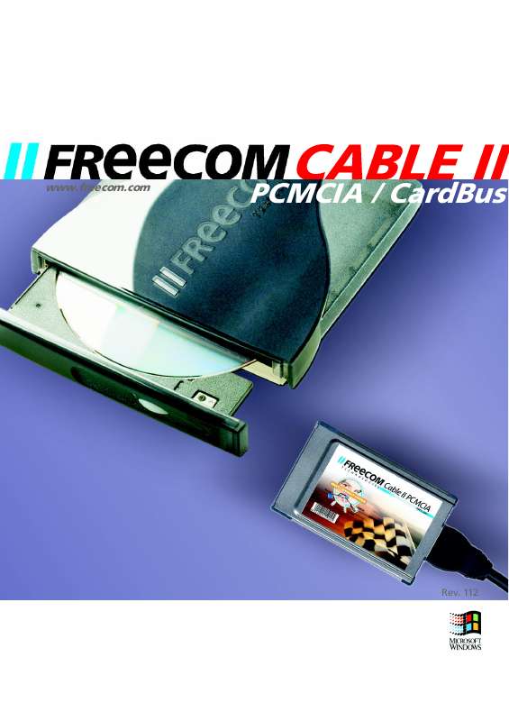 Guide utilisation  FREECOM CABLE II PCMCIA & CARDBUS  de la marque FREECOM