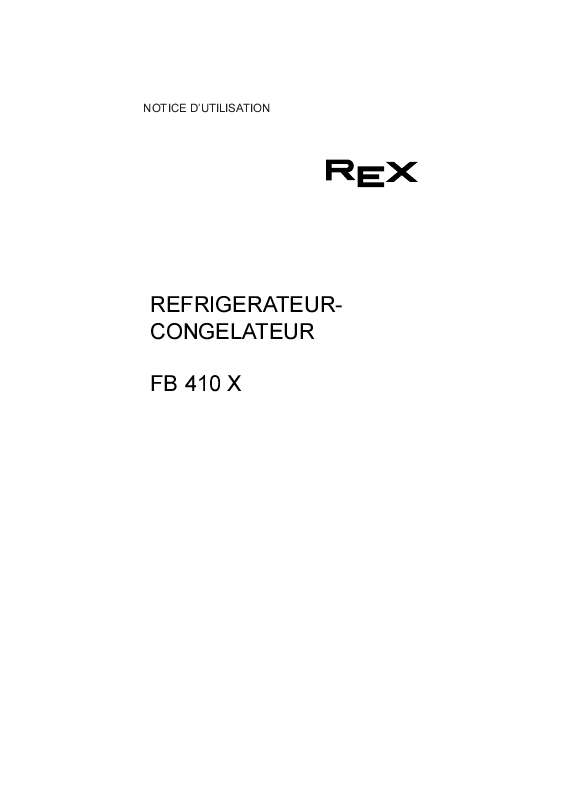 Guide utilisation  REX FB410P  de la marque REX