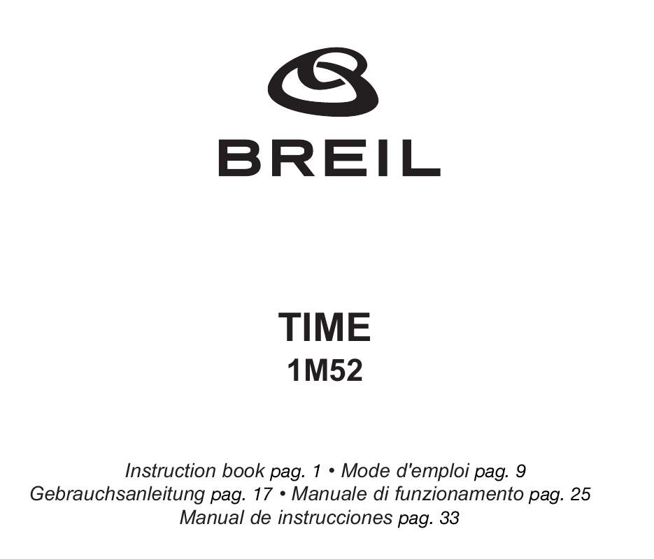 Guide utilisation  BREIL 1M52  de la marque BREIL
