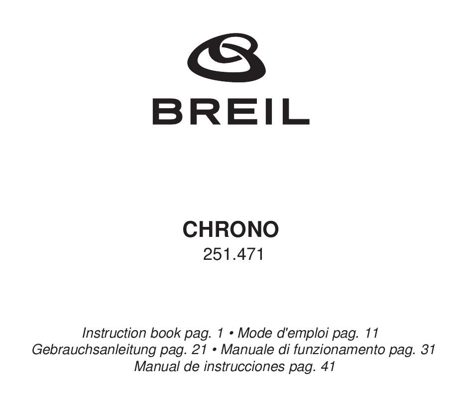 Guide utilisation  BREIL 251.471  de la marque BREIL