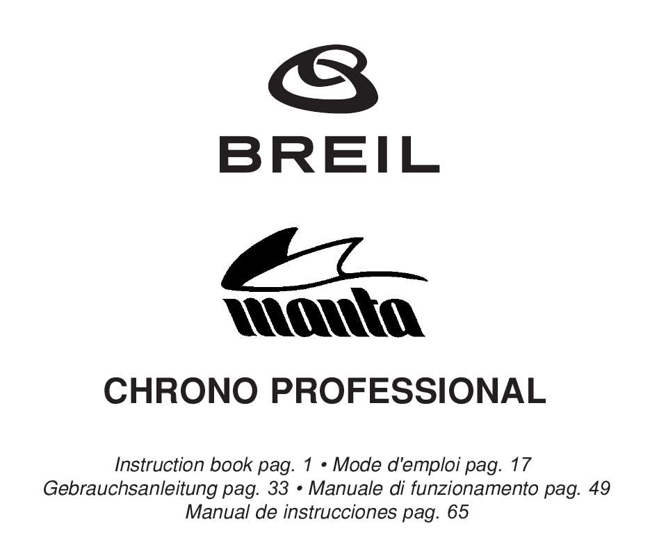Guide utilisation  BREIL OS80  de la marque BREIL